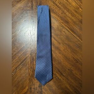 Tommy Hilfiger Navy Geometric Tie